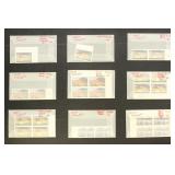 US Airmail Stamps Mint NH 2000s era Scenes issues,