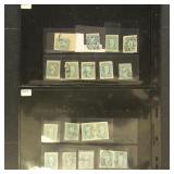 Confederate States Stamps #11 & 12 Accumulation on