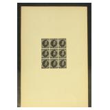 CSA Stamps #U-2-3b Dietz Altered Plate CV $125