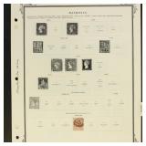 Mauritius Stamps 1860s-1920s Used & Mint Hinged co