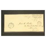 Confederate States Postal History War Department O