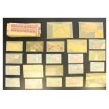 US Stamps 1920s-1930s Group in glassines including