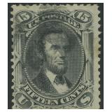 US Stamps #91 Used F Grill CV $575