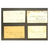 US Railroad Stampless Covers and Folded Letters, 4