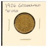Greenland Coin 1926 50 Ore