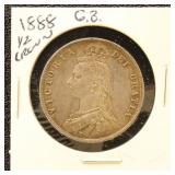 Great Britain Silver Coin 1888 Half Crown