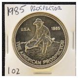 Silver 1985 Engelhard Prospector