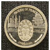 Silver 2022 Medjugorje Medal, 1/4 Ounce