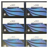 US Mint  2019-2024 American Innovation Proof $1 Co