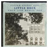 US Mint 2007 Little Rock Coin & Medal set