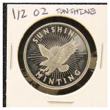 Silver Sunshine Mint 1/2 Ounce Round
