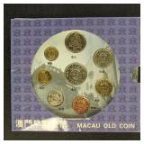 Macau Coins Old Coin Set in Original Packaging