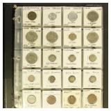 Worldwide Coins in Binder, China Through Germany