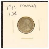 Canada Silver Coin 1911 Dime
