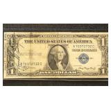 US Paper Money 1935A $1 Silver Certificate Short S