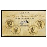 US Mint 2007 First Spouse Bronze set in original f