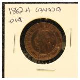 Canada Coin 1882H Cent
