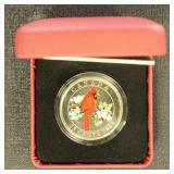 Canada Coin 2008 Northern Cardinal Quarter in orig