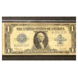 US Paper Money 1923 $1 Silver Certificate "Horse B