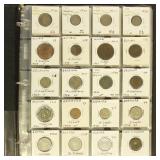 Worldwide Coins in Binder, Argentina Through China