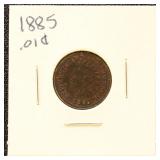 US Coin 1885 Indian Head Cent, circulated