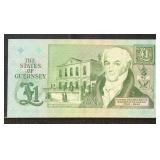 Guernsey Paper Money 1980 ï¿½1 Replacement Note, Unc