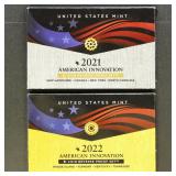 US Mint 2021-2022 American Innovation Reverse Proo