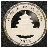Silver 2018 China 1 Ounce Panda Coin