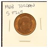 Jordan Coin 1968 5 Fils