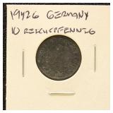 Germany Coin 1942G 10 Reichspfennig