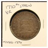 Spain Silver Coin 1770 8 Real