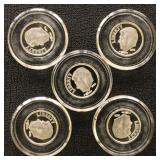 Silver 5 Dime Design 1/10 Ounce Rounds