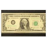 US Paper Money 1963B $1 Federal Reserve Notes Grou