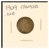 Canada Silver Coin 1909 Dime