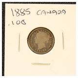 Canada Silver Coin 1885 Dime