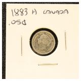 Canada Silver Coin 1883H Nickel