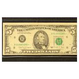 US Paper Money $5 Silver Certificates Group of 5 s