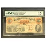 US Paper Money 1860 Charlottesville, Virginia $100