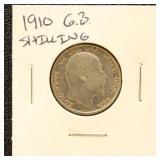 Great Britain Silver Coin 1910 Shilling