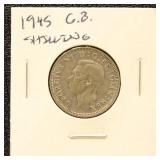 Great Britain Silver Coin 1945 Shilling