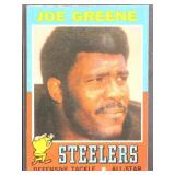 Joe Greene 1971 Topps Football Rookie Card #245, w