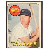 Mickey Mantle 1969 Topps Baseball Card #500 with c