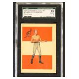 Bob Fitzsimmons 1956 Boxing Card SGC 6 Adventure G