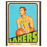 Jerry West 1972-73 Topps Basketball Card #75, nice