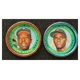 Roberto Clemente & Hank Aaron 1965 Topps Baseball