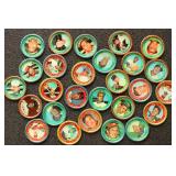 1965 Topps Baseball Coins 50+ with a few duplicate