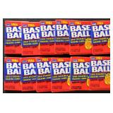1986 Fleer Baseball 12 Sealed Packs of 15 cards ea