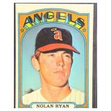 Nolan Ryan 1972 Topps Baseball Card #595 nicely ce