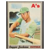 Reggie Jackson 1970 Topps Baseball Card #140 nicel
