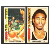 1976 Topps Basketball Cards, 4 different incl Char